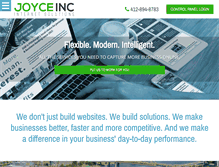 Tablet Screenshot of joyceinc.com